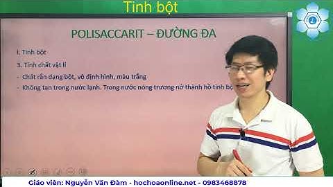 Tinh bột có công thức hóa học là gì