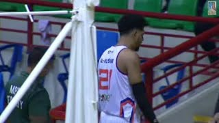 Rabeh Al-Hussaini Ejected after disqualifying foul against Ammar Cosari | Manila vs Quezon MPBL 2024