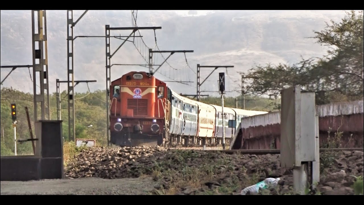 Split Level Platform Curve of Ghorawadi - Back to Back Alco Hauled ...