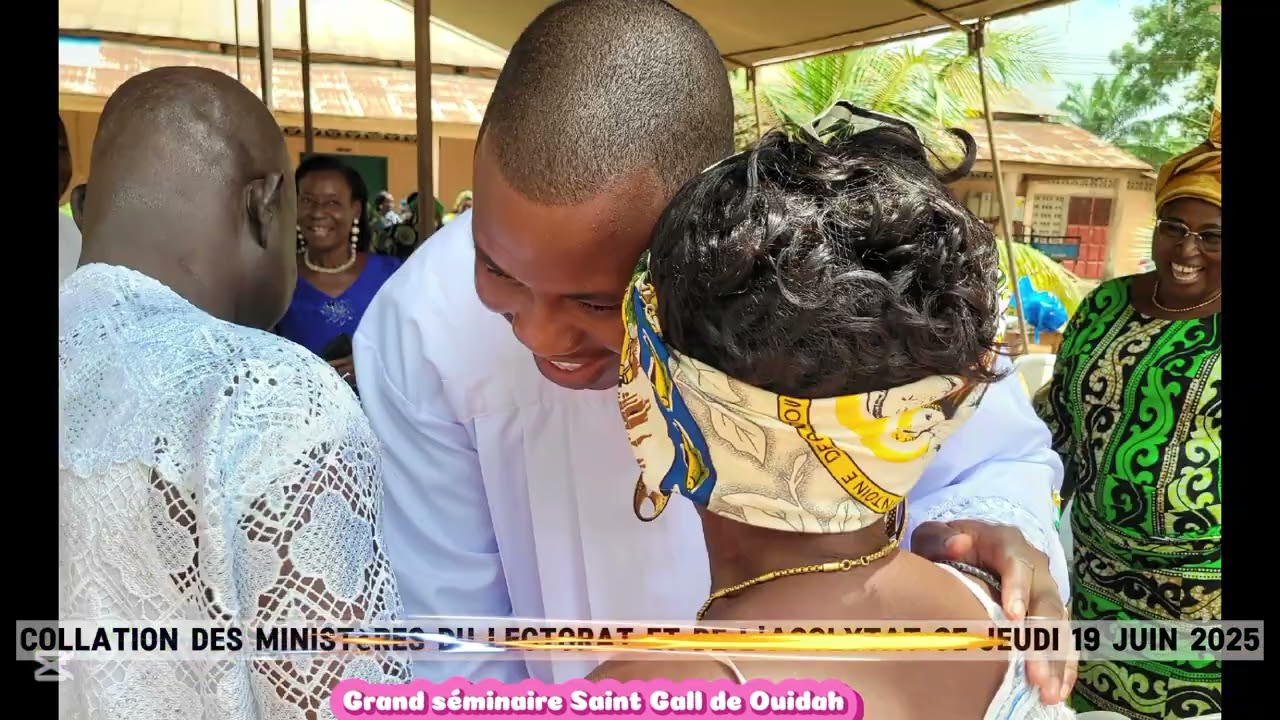 Collation des ministères du lectorat et de l'acolytat ce 19 juin 2025