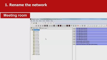 Using Digidim Toolbox: 1. Rename the network