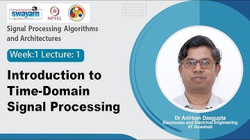 Lec 1: Introduction to Time-Domain Signal Processing
