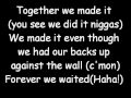 Linkin Park ft. Busta Rhymes - We Made It [Lyrics in Video] HQ