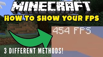 Minecraft Java How To Show & Display FPS (counter) 3 Different Ways! Minecraft Tutorial