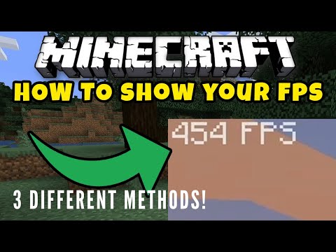 Minecraft Java How To Show & Display FPS (counter) 3 Different Ways! Minecraft Tutorial