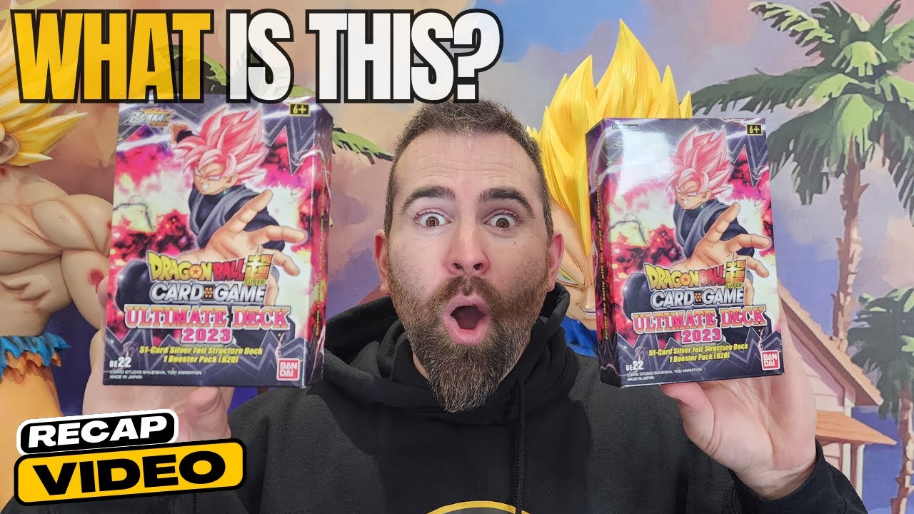 What's inside this ULTIMATE DECK box? *Dragon Ball Super Card YouTube