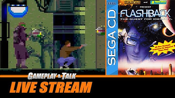 Flashback: The Quest for Identity - Full Playthrough (Sega CD) | Gameplay and Talk Live Stream #508