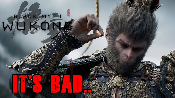 Black Myth Wukong is BAD.. (on PS5)