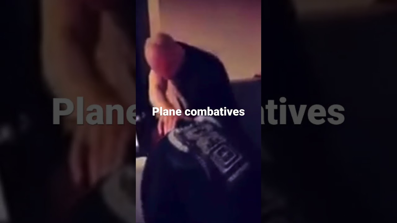 Arrest control & combatives on a plane. 