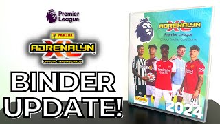 PROGRESS SO FAR | PANINI ADRENALYN XL PREMIER LEAGUE 2024 | BINDER UPDATE