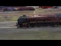 B.M.Rly.S: HORNBY is, No.46256 "Sir William A. Stanier, F.R.S", is running on OO Gauge Layout. (V19)
