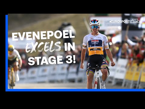 "He Soars Like An Eagle" 🦅 | Superb Evenepoel Wins Stage 3 Of Volta Ciclista a Catalunya | Eurosport