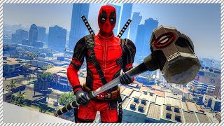 THE DEADPOOL WEAPONS PACK! (GTA 5 DEADPOOL GAMEPLAY)
