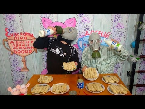 Кто быстрее съест 3 кг блинов! Масленица 2019! На что готов школьник ради 500 рублей? Украина