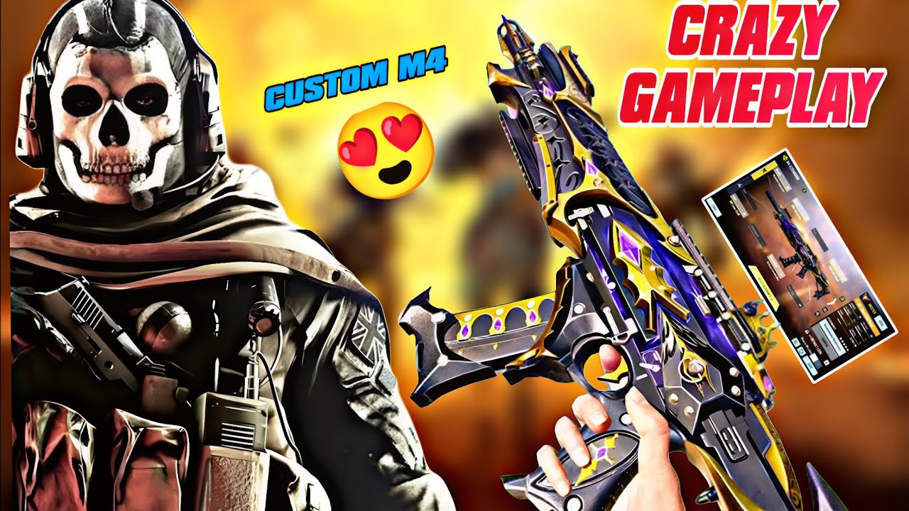 Cod Customiser Best Custom M4 Gameplay! Best COD Mobile Loadout | King Playz 🔥 - YouTube