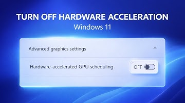 How To Turn OFF Hardware Acceleration Windows 11 ( Step by Step )