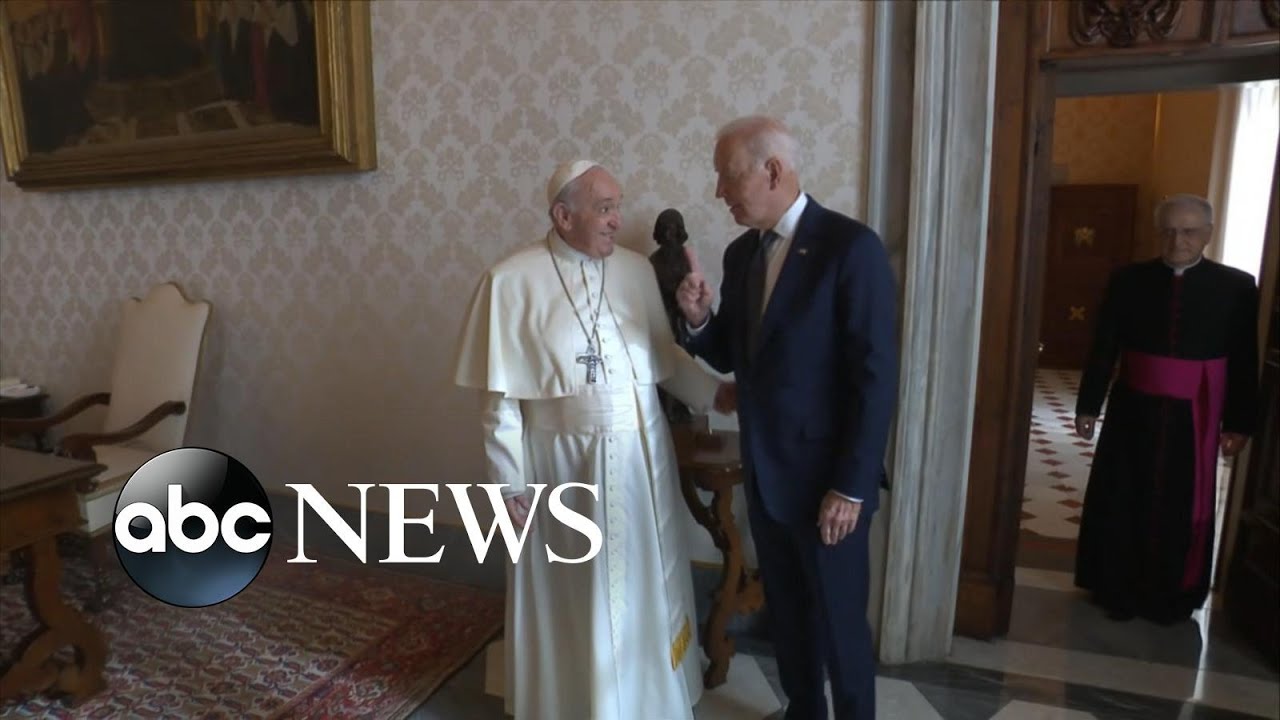 ABC NEWS LIVE: President Biden meets with Pope Francis