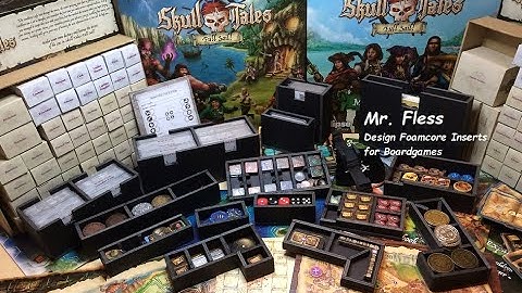 Skull Tales: Full Sail! Custom Foam Core Insert / Organizer (Full Version of my Plan)