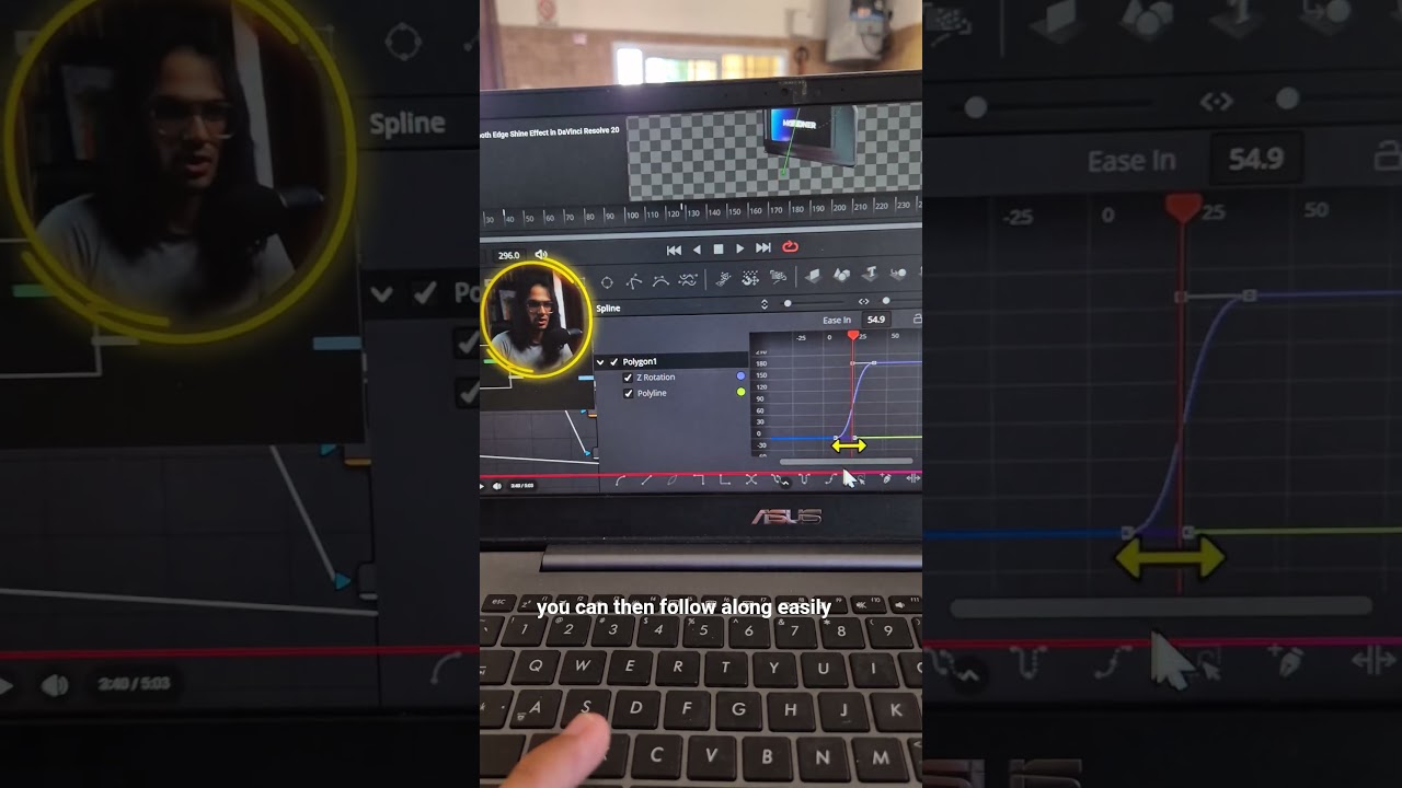 How to create a shinning edge effect