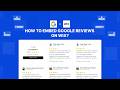 How to Embed Google Reviews on Wix? (2026)