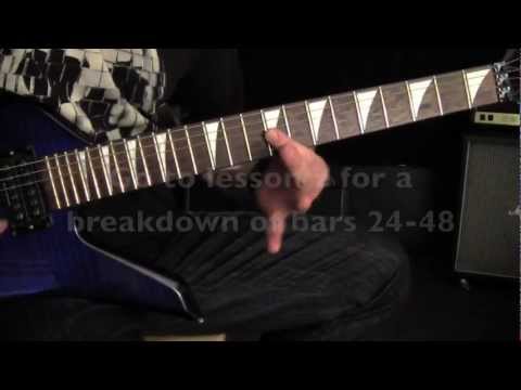 Megadeth - Tornado of Souls solo - Guitar Lesson