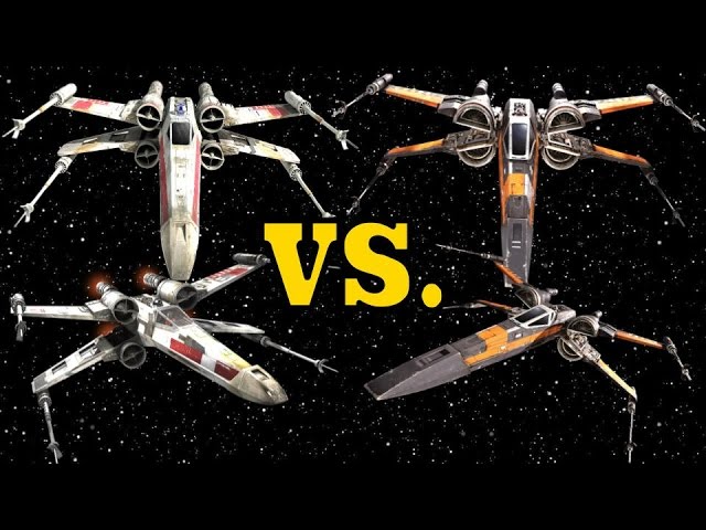 Rebel T 65 X Wing Vs Resistance T 70 X Wing X Wing Starfighter Comparison Youtube