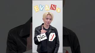 EVAN answers the topics he picked #EVAN #Heeseung