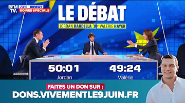 Élections européennes : suivez en direct mon débat face à Valérie Hayer. #debatBFMTV
