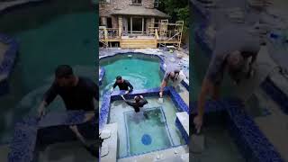 #beautiful #swimming #pool #work #construction