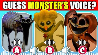 Guess the Monster's Voice | Poppy Playtime Chapter 4 + The Smiling Critters | Catnap, dogday