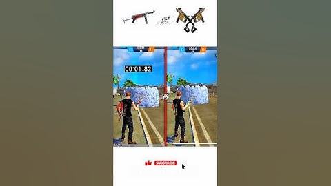 Free Fire MP40 vs Double Vector Gun 🔥|| Best Gun #ff #shorts