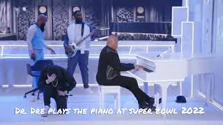 Dr. Dre Plays Piano At Super Bowl LVI 2022