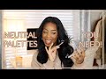 BASIC NEUTRAL PALETTES & BLENDING BRUSHES YOU NEED! | MAKEUP FOR BEGINNERS | Andrea Renee