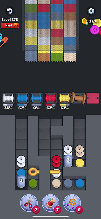Knit Out Level 273 Solution