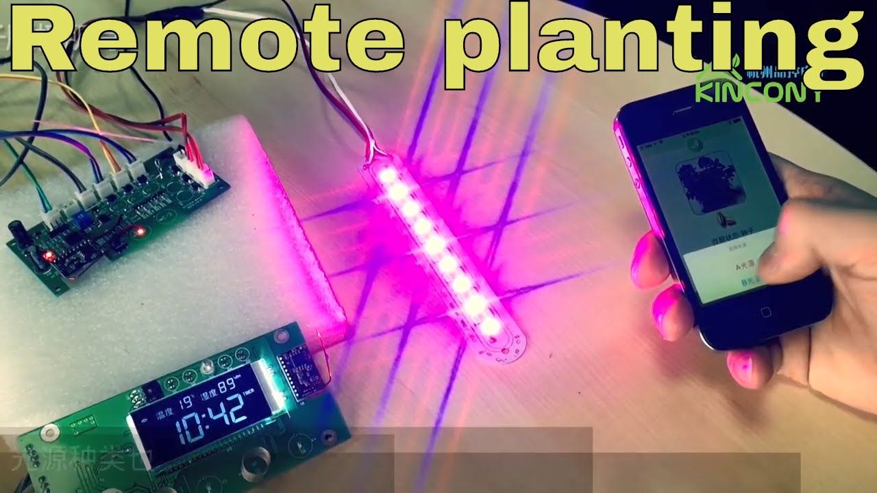 smart flower plant pot DIY project sample for home automation - YouTube