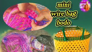 mini wire bag/(bodo)how to mini wire bag 🛍️/