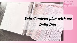 Plan With Me | Erin Condren | Daily Duo