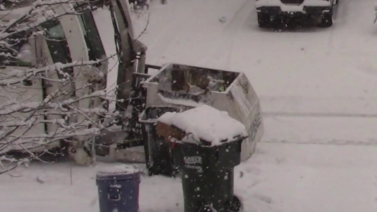 Garbage Day Snowstorm