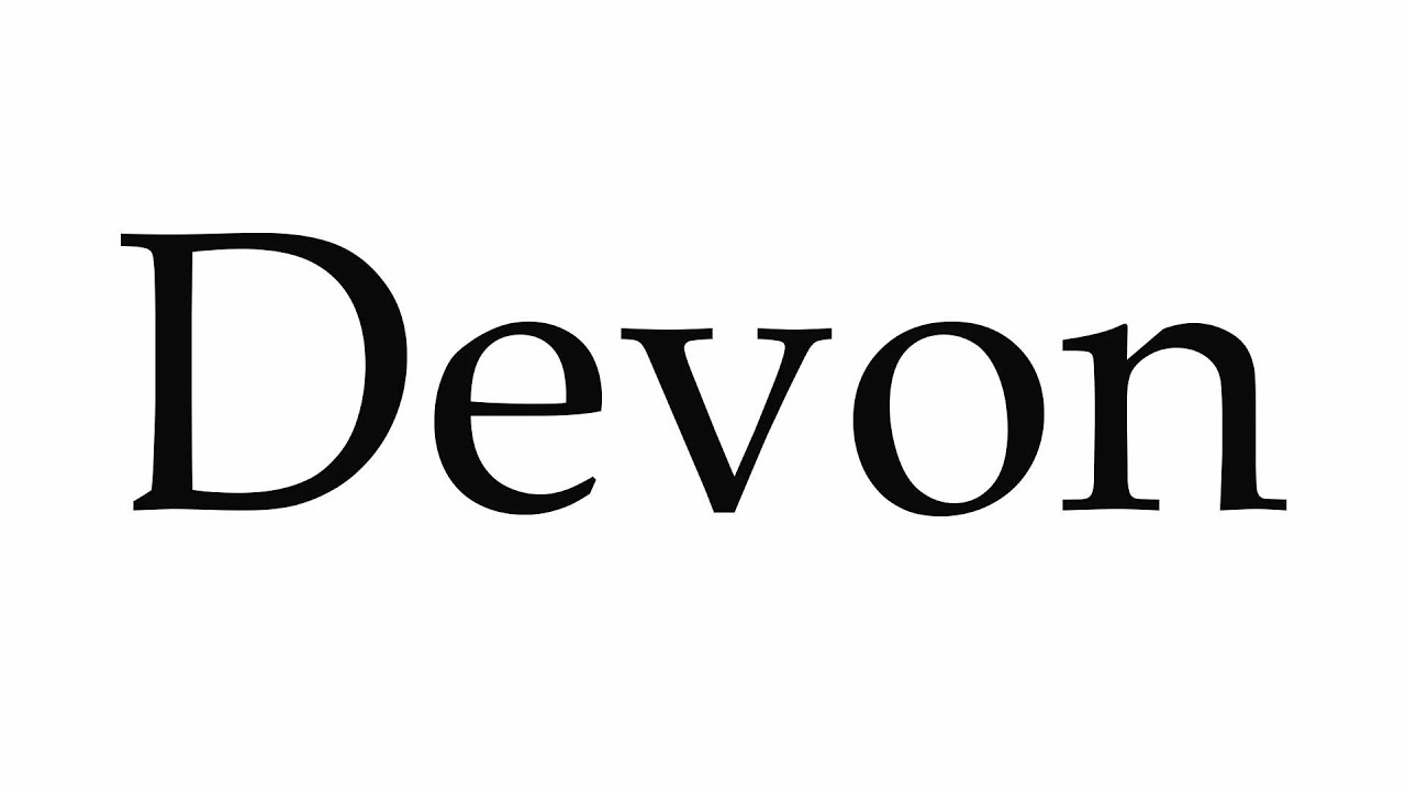 How to Pronounce Devon - YouTube