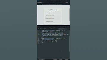 DRAGGABLE LIST #shorts #trending #trend #viral #viralvideo #code #coder #webdesign #webseries