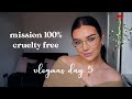 MISSION 100% CRUELTY FREE PROJECT PAN | Update 2 | Vlogmas Day 5