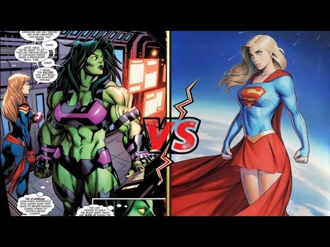 She Hulk vs Supergirl