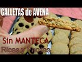 Como hacer GALLETAS de AVENA🍪🍪 Fáciles, SALUDABLES, Rápidas y ECONOMICAS💲💲💲👌👌