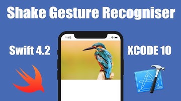 How To Use The Shake Gesture Recogniser In xCode 10 (Swift 4.2)