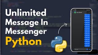 How to send unlimited messages on Facebook & WhatsApp using python | While loop python
