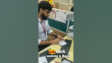 IBPS CLERK working in Bank🔥#ibpsclerk #banker#motivation #bankerlife #banking