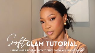 MAKEUP TUTORIAL : Easy bridal makeup tutorial | Step-by-step soft glam | Product to use | 