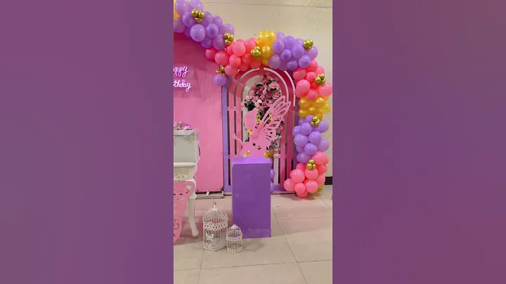butterfly theme birthday decor #birthday #party #jumpinglandlahore #balloon #jumping