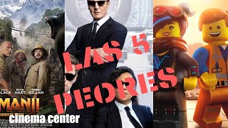 😡 Las 5【P】【E】【O】【R】【E】【S】 peliculas del 2019