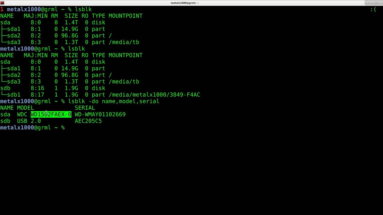 Hard Drive Info in the Linux Shell tutorial